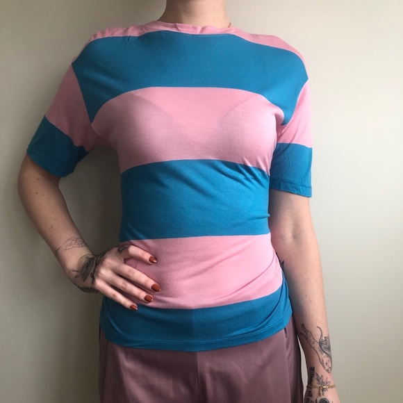 Diane Von Furstenberg Back Ruffle Tee - Picture 2 of 4